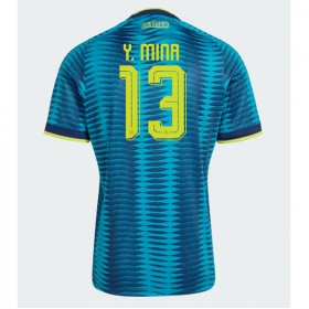 Colombia Yerry Mina #13 Borta Kläder VM 2026 Kortärmad